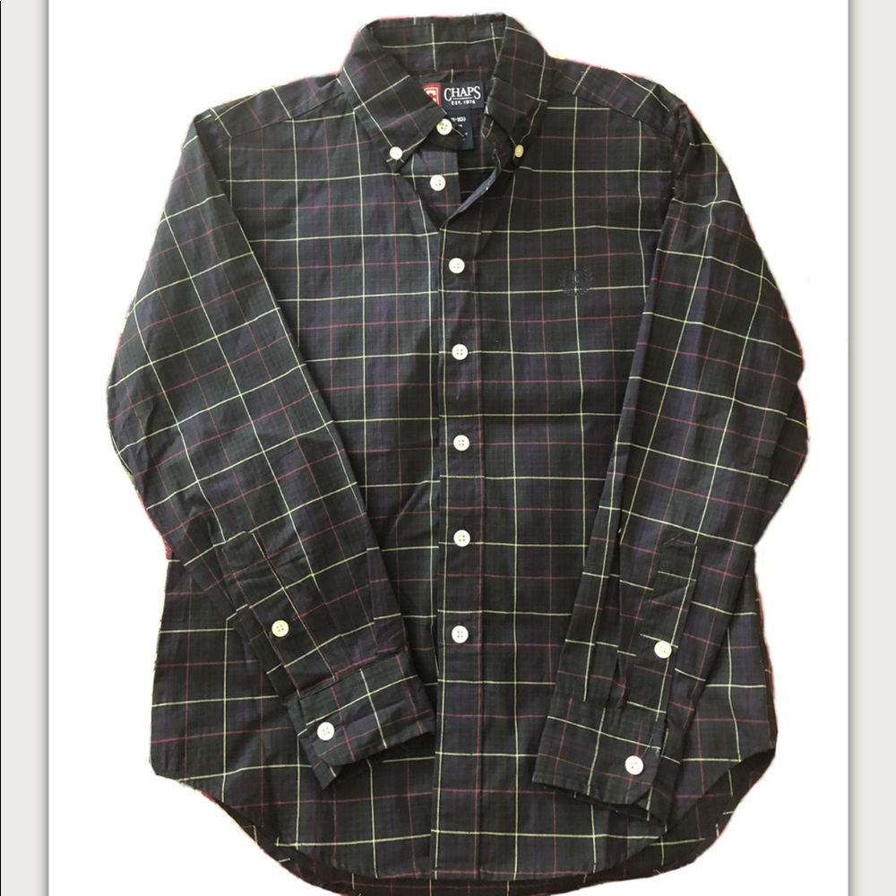 Boys Chaps Oxford Shirt -- Button-down Plaid